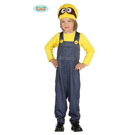 COSTUME MINATORE GIALLO 5-6 ANNI