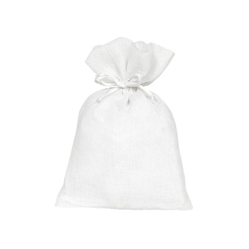 SACCHETTO BUSTA DELICATE 9x12cm BIANCO 10pz