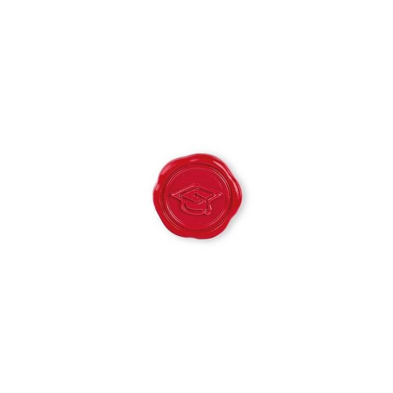 CERALACCA ROSSA LAUREA ADESIVA Ø3,5cm 12pz