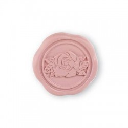 CERALACCA CIPRIA CON ROSA ADESIVA Ø3,5cm 12pz