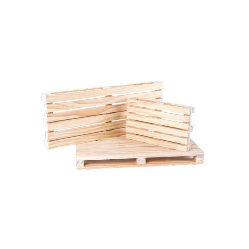 MINI PALLET LEGNO 35x3,5x19,6cm
