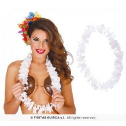 COLLANA HAWAIANA BIANCA
