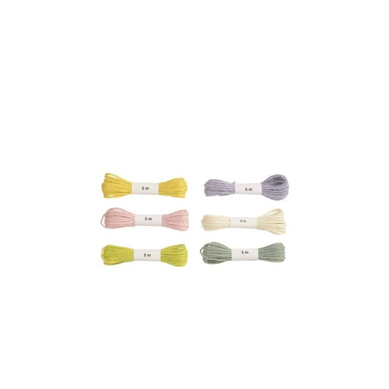 NASTRO JUTA mt5x2cm COLORI ASS.TI