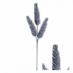 RAMO 3 PIUME GLITTER NERO 78cm