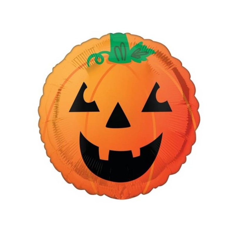 PALLONE MYLAR 17 42cm ZUCCA SPOOKY PUMPKIN
