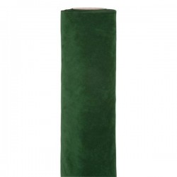 RUNNER DOUBLE VELVET 30cmx3mt DARK GREEN