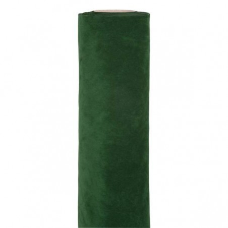 RUNNER DOUBLE VELVET 30cmx3mt DARK GREEN