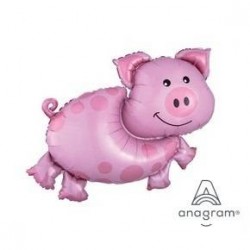 PALLONE MYLAR S/SHAPE PIG 89x64cm