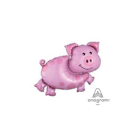 PALLONE MYLAR S/SHAPE PIG 89x64cm