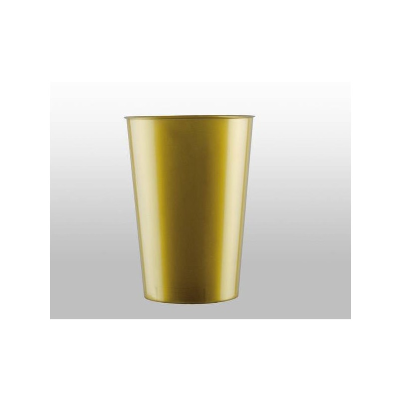 BICCHIERE PS 250cc ORO 25pz