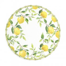 PIATTI PIANI 27cm LEMON TREE 8pz