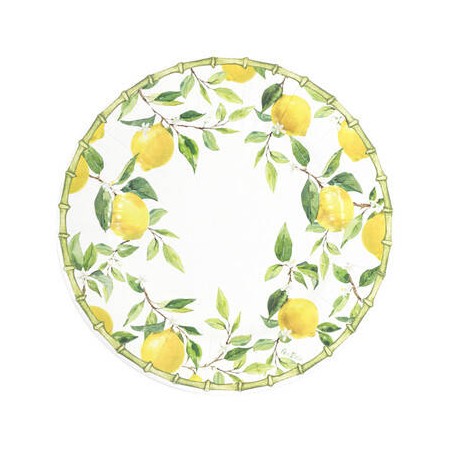 PIATTI PIANI 27cm LEMON TREE 8pz