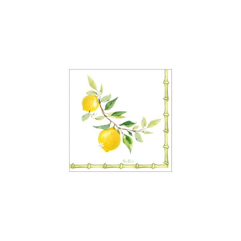 TOVAGLIOLI 33x33cm LEMON TREE 16pz