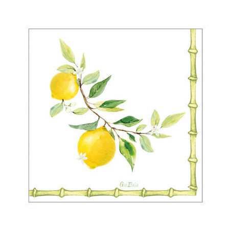 TOVAGLIOLI 33x33cm LEMON TREE 16pz