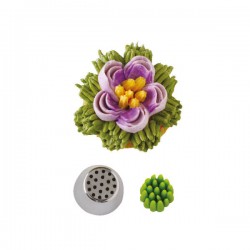 BECCUCCIO INOX DECORA N°8 ERBA E FILI SOTTILI