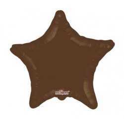 PALLONE MYLAR STELLA 18'' 45cm MARRONE RC