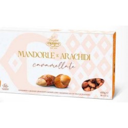MANDORLE E ARACHIDI CARAMELLLATE 400gr