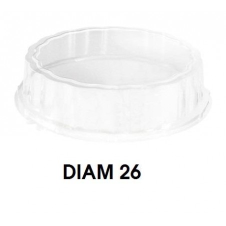 COPERCHIO MEDORO ø26x8cm PET