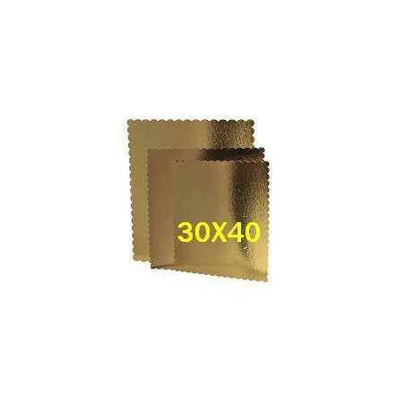 TAVOLETTA CARTONE ORO/NERO 30x40cm 1 PEZZO