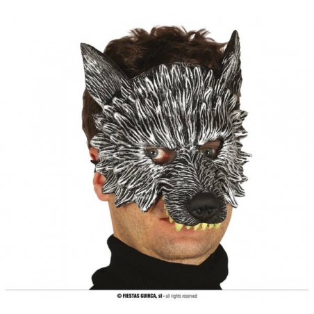 MEZZA MASCHERA LUPO FOAM