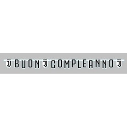 FESTONE BUON COMPLEANNO XL JUVENTUS 250x15cm