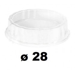 COPERCHIO MEDORO ø28x8cm PET