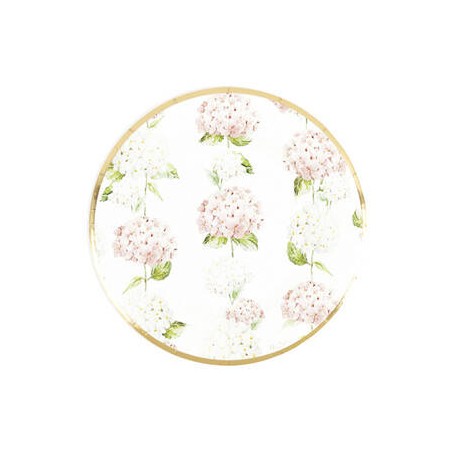 PIATTI PIANI 21cm GIARDINO DELLE ORTENSIE 8pz