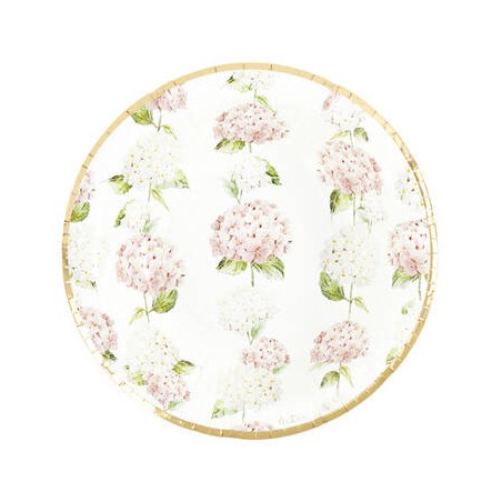 PIATTI PIANI 27cm GIARDINO DELLE ORTENSIE 8pz