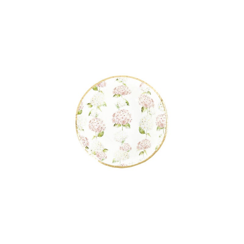 PIATTI FONDI 24cm GIARDINO DELLE ORTENSIE 8pz