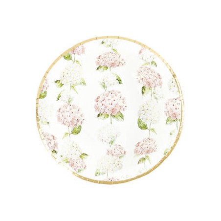 PIATTI FONDI 24cm GIARDINO DELLE ORTENSIE 8pz