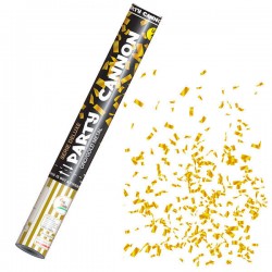 CANNONE SPARACORIANDOLI FOIL ORO 40cm