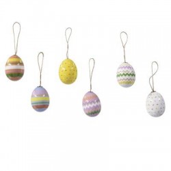 UOVA DA APPENDERE 6x4cm COLORATE ASS.TE 6pz