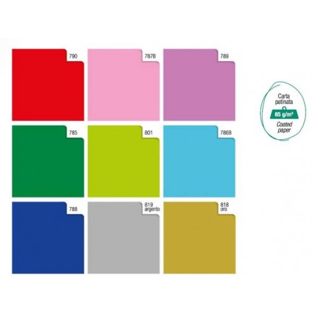 CARTA REGALO ROTOLO TUTTOCOLORE LUCIDO 0,7x2mt ASS.TI 1pz