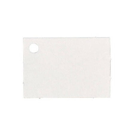 TARGHETTA BOMBONIERA 5x3,4cm BIANCO 32pz