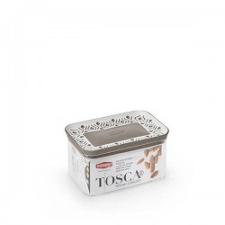BARATTOLO ERMETICO TOSCA 0,7lt 10x15,5x8cm BIANCO/TORTORA