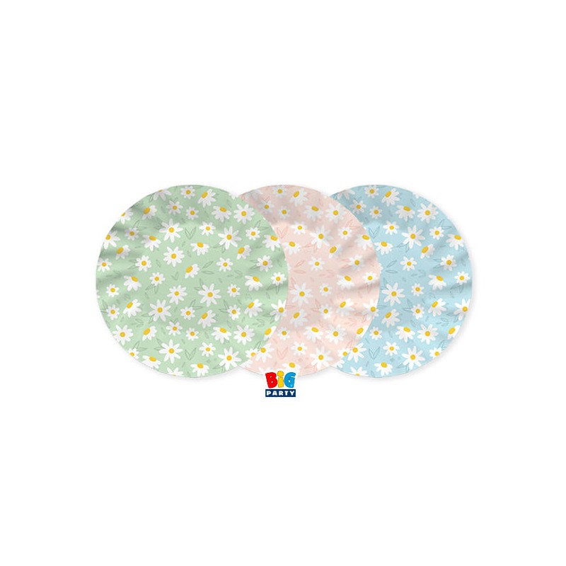 PIATTI PIANI ø20cm MIX DAISY 6pz