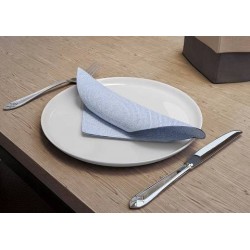 TOVAGLIOLI 38x38 STAR FABRIC BLU CERULEO 40pz FATO