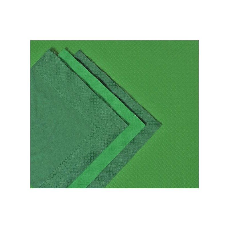 TOVAGLIOLI 40x40cm D.V. VERDE FORESTA 50pz FATO