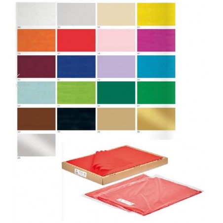 CARTA VELINA 50x70cm REX 26 FOGLI BIANCO 300