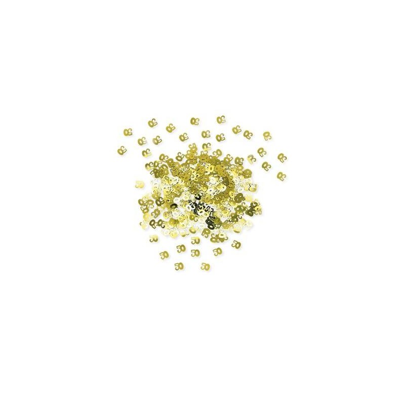 CORIANDOLI NUMERO 50 ORO 15gr