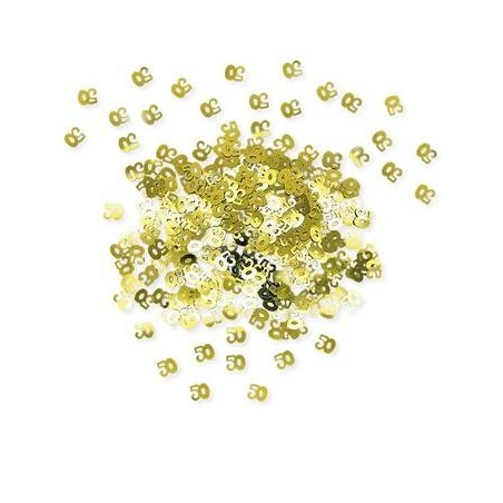 CORIANDOLI NUMERO 50 ORO 15gr