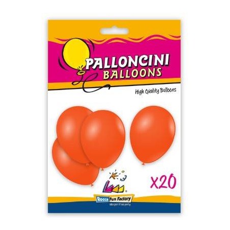 PALLONCINI LATTICE PASTELLO 9/10 26cm ARANCIO 20pz