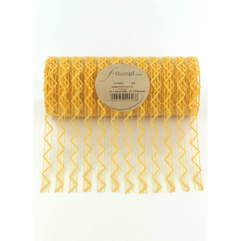 NASTRO RUNNER ZIG ZAG cm22x5mt ORANGE