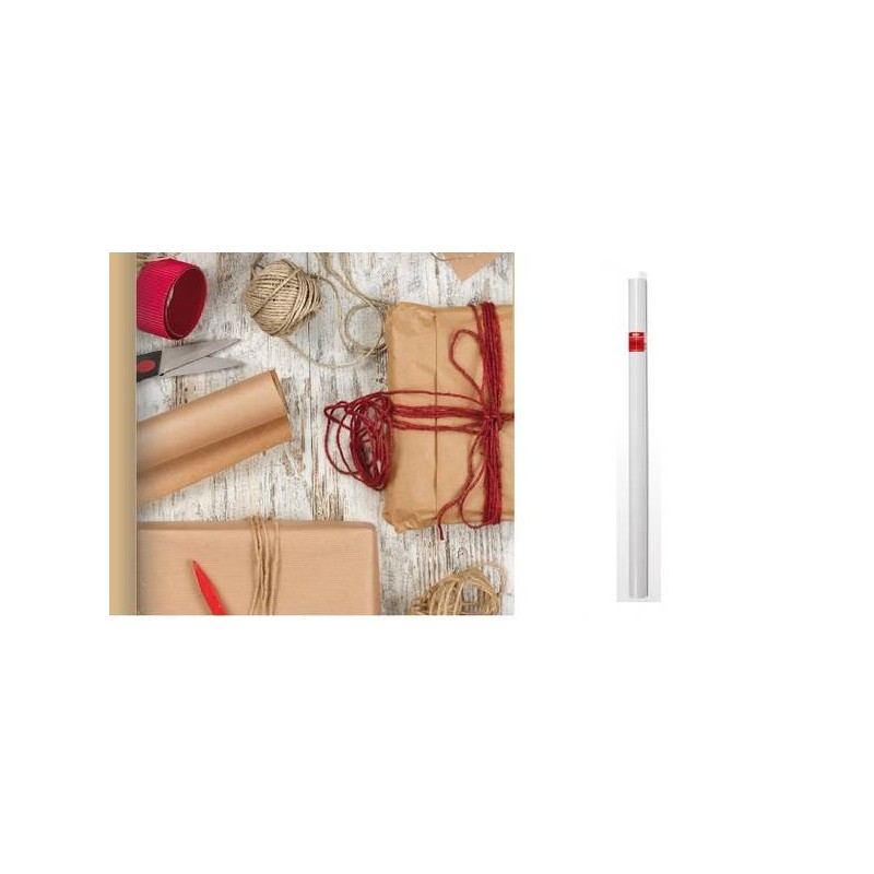 CARTA KRAFT BIANCA ROTOLO 1x5mt