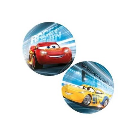PIATTO DESSERT 20cm CARS 8pz