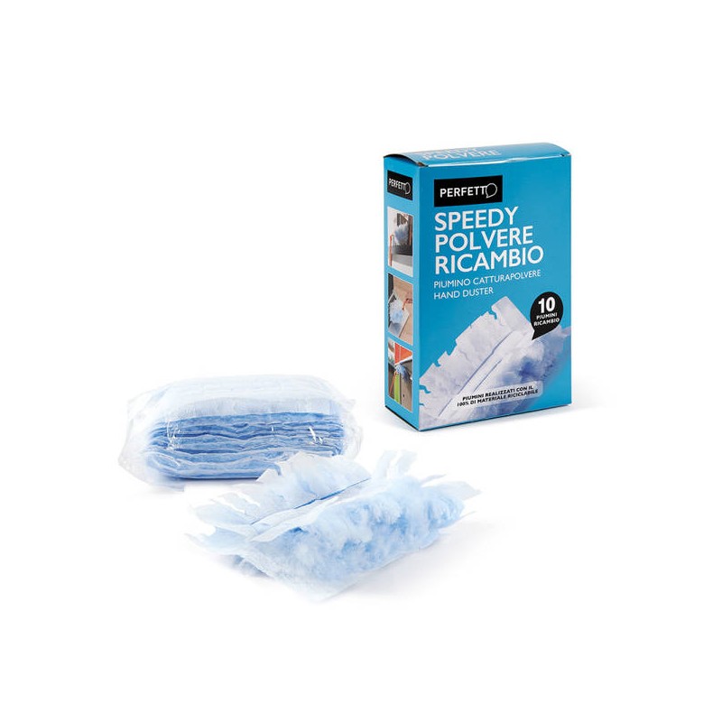PIUMINO SPOLVERO DUSTER RICAMBI PANNI 10pz