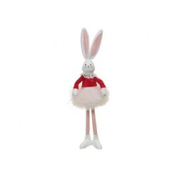 RABBIT STANDING PINK 15x12x44cm