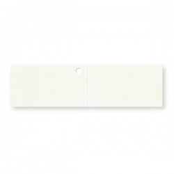 BIGLIETTINO BOMBONIERA 45x25mm BIANCO 20pz