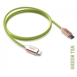 CAVO TYPE-C COLOR 1M 2A 40W GROOVY GREEN TEA