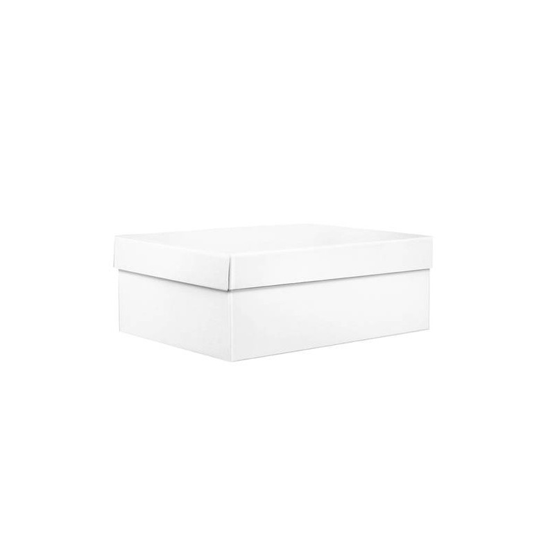 SCATOLA F/COPERCHIO LINEA 1000 32,7x21x11,5cm BIANCO PERLA PORTATA 6kg